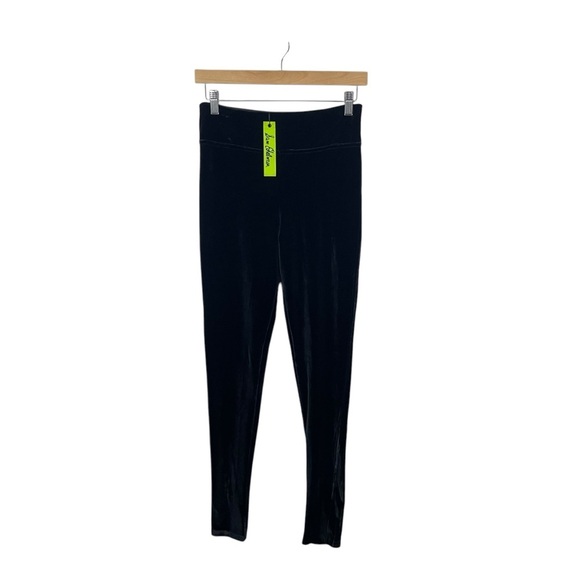 NWT Sam Edelman High Waisted Velvet Leggings in Black Size S - Picture 5 of 11